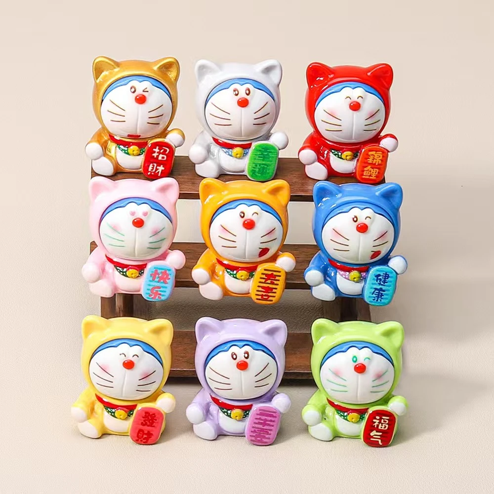 【九宫格】叮当招财猫树脂摆件