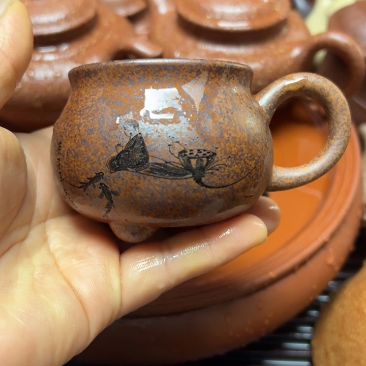 茶壶紫砂宜兴原矿紫泥