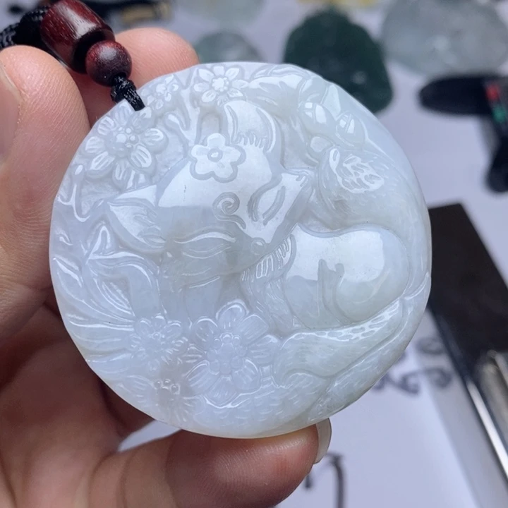 颈饰未镶嵌翡翠翡翠