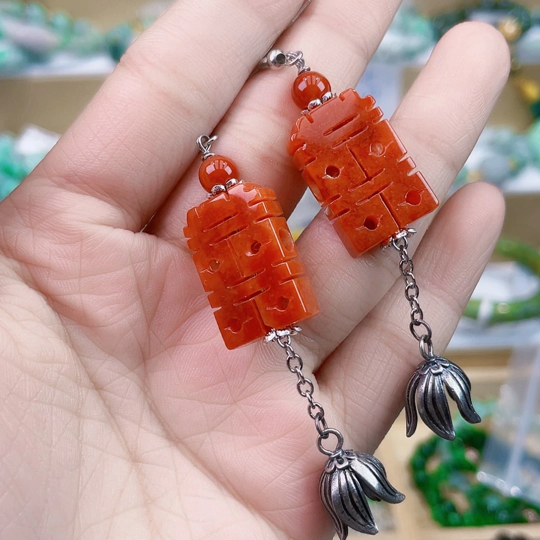 翡翠未镶嵌手链耳坠