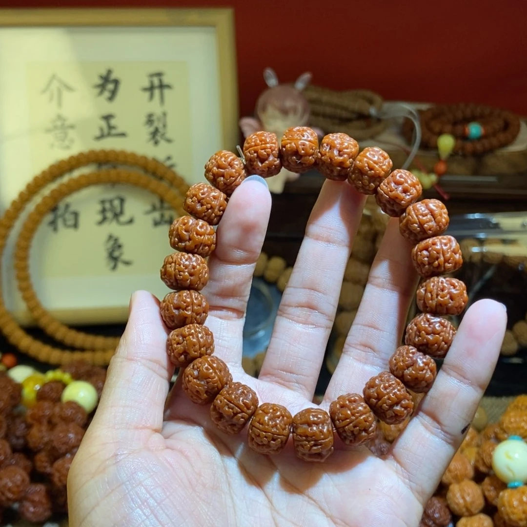 金刚菩提吊坠145玉化藏单祥云桶珠