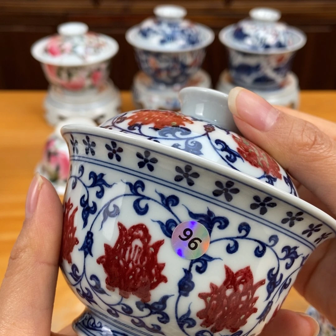 手绘现代茶具非古董
