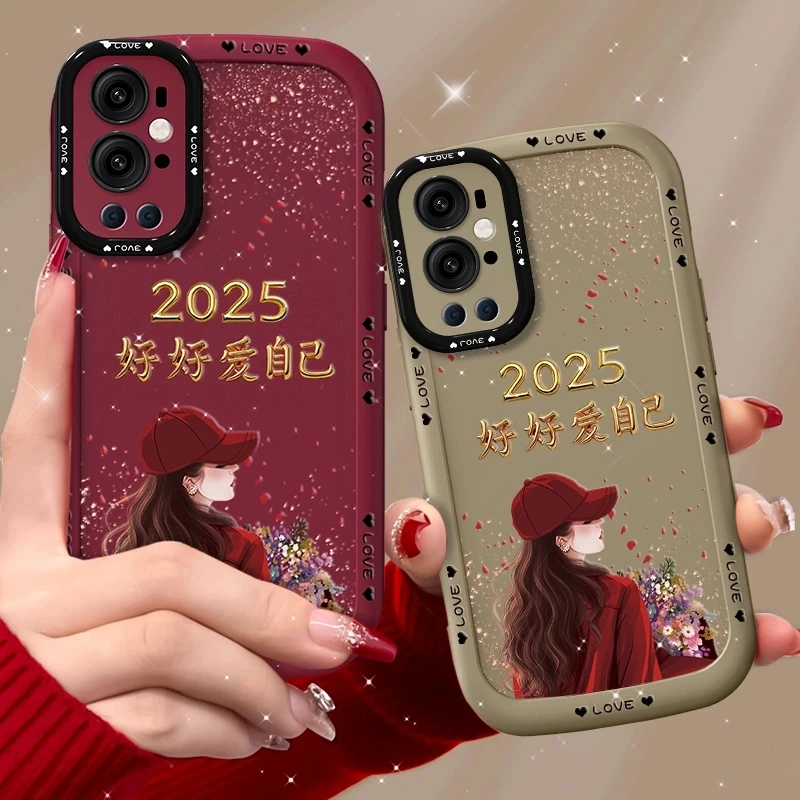 适用1加9pro手机壳捧花爱自己泡芙壳硅胶软壳保护套