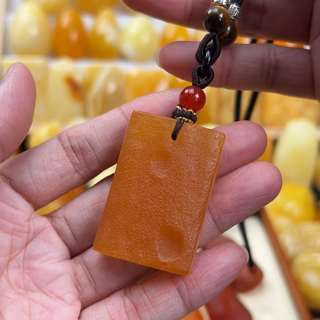 蜜蜡颈饰未镶嵌蜜蜡