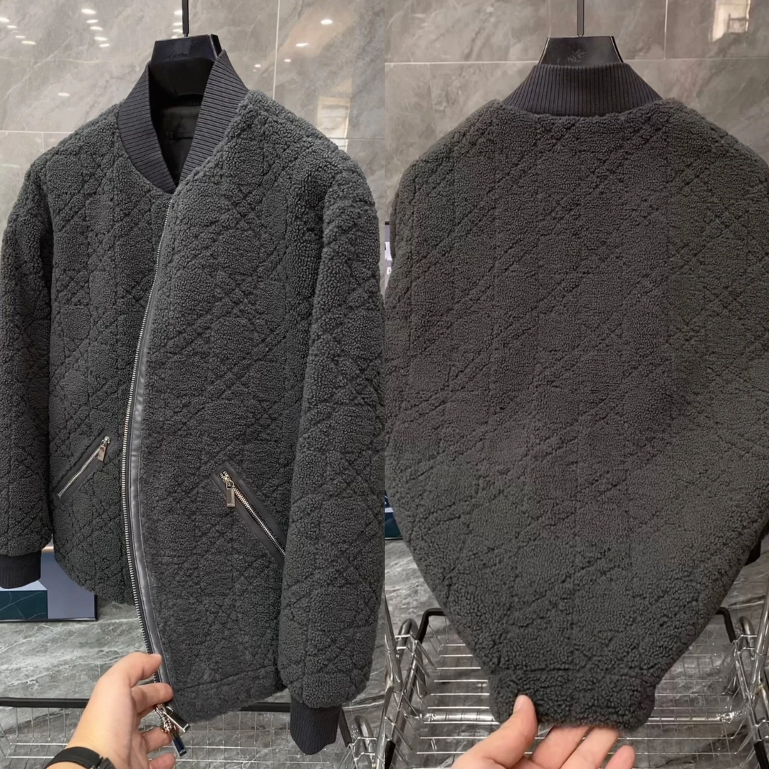 秋季新款男士轻奢时尚潮流休闲高端微宽松棒球领夹克外套 8005