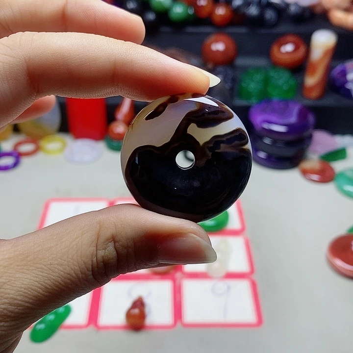 玛瑙/玉髓吊坠(不含链)未镶嵌梦*