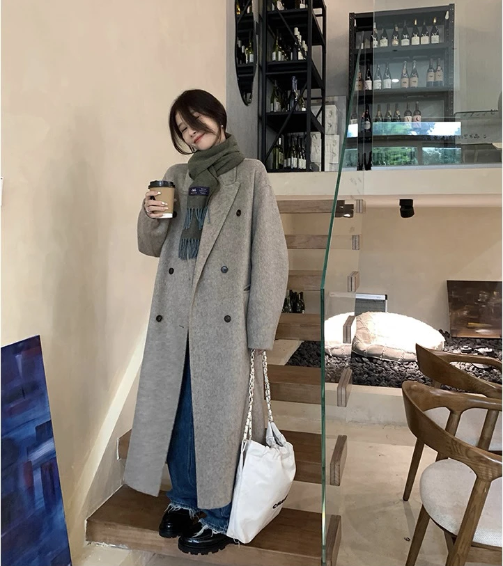 【铜铜专属】2025双面羊绒大衣女羊毛双面呢外套