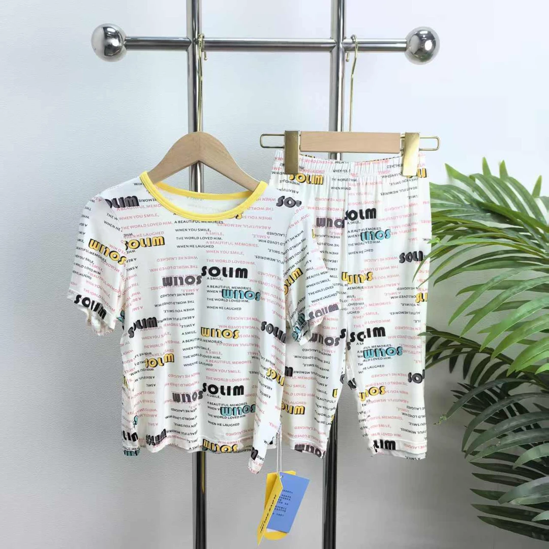 【1901】白色字母套居家服