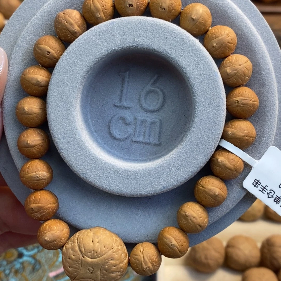 吊坠凤眼菩提9超厚皮同树窄尺单仓手串