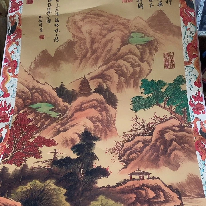 竖款装饰画装饰画