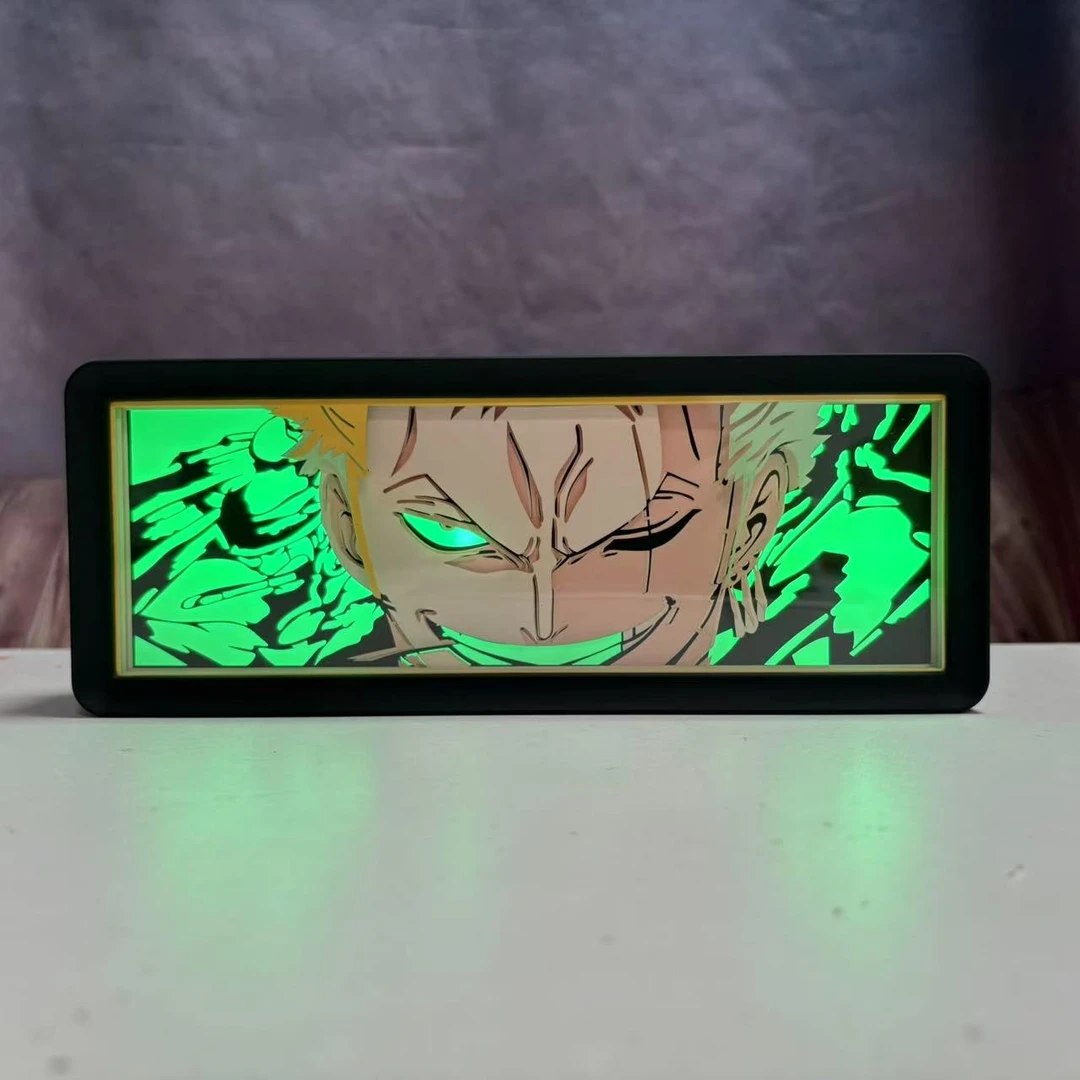 七夕告白神器索隆动漫光影灯充电宿舍卧室小夜灯情侣氛围灯礼物