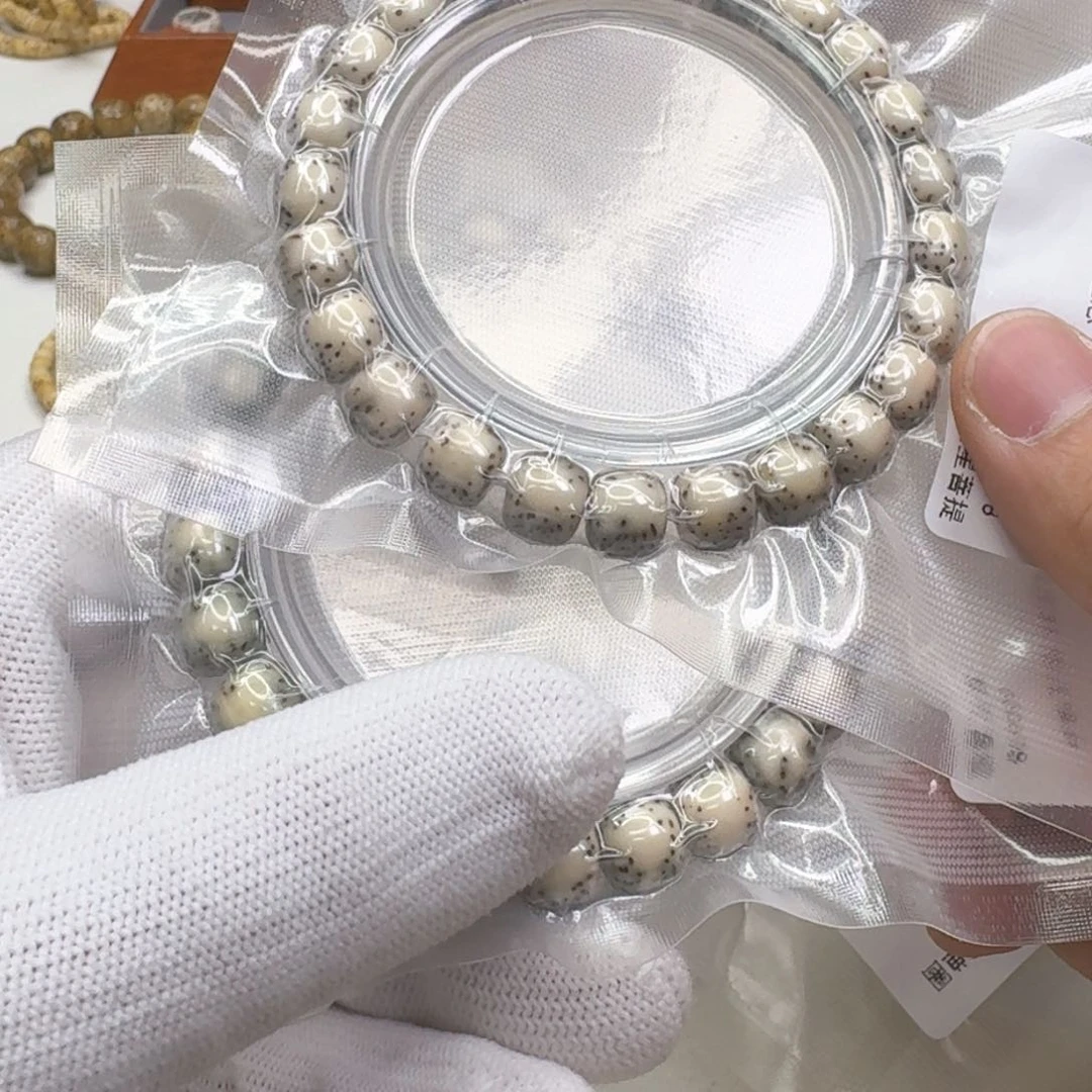 星月菩提手串6灭世糯冰绿河豚9单圈
