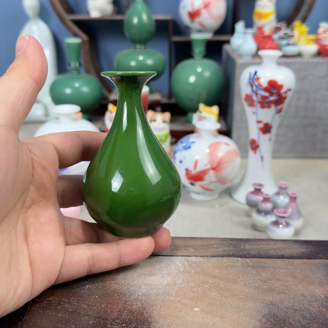 陶瓷手工小花器摆件