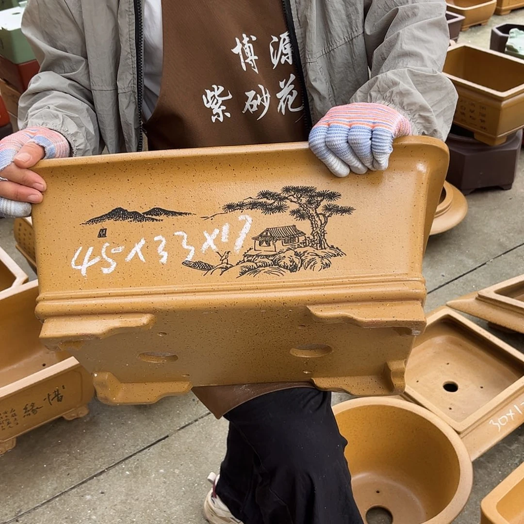 紫砂花盆盆景艺术