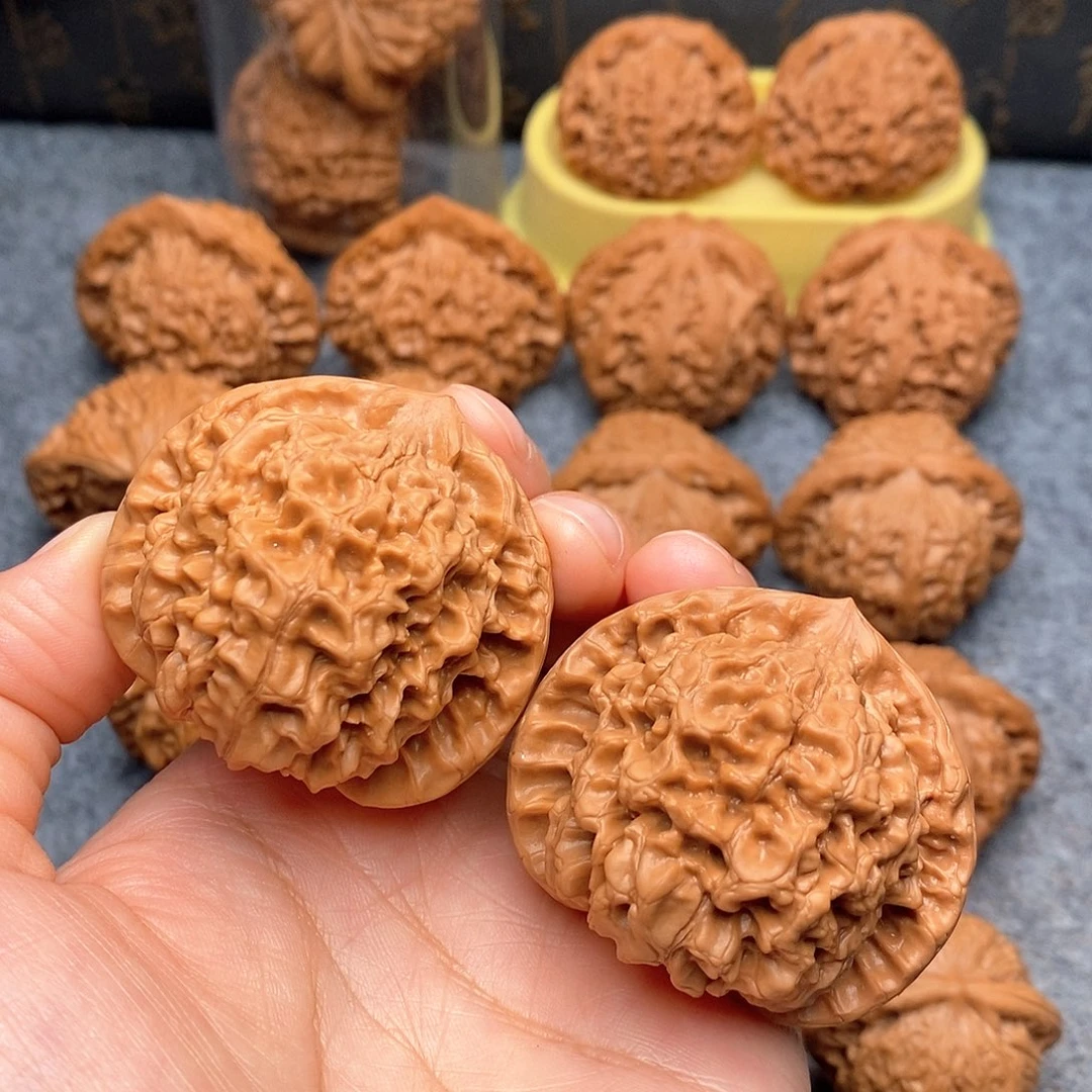 文玩核桃把件官帽47尺