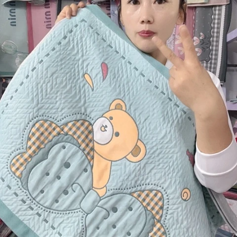 棉特价绿色大熊纯棉