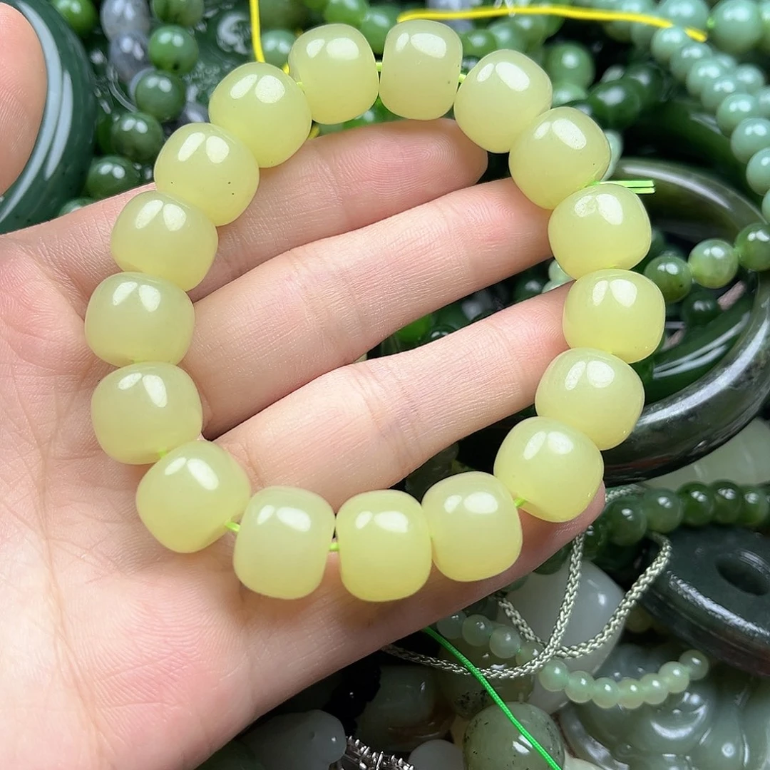 和田玉（黄玉）未镶嵌手串