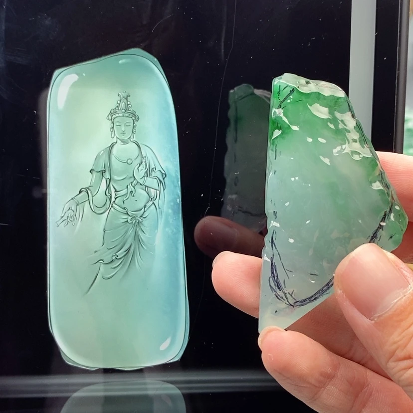 【闪购商品】定制翡翠未镶嵌包工
