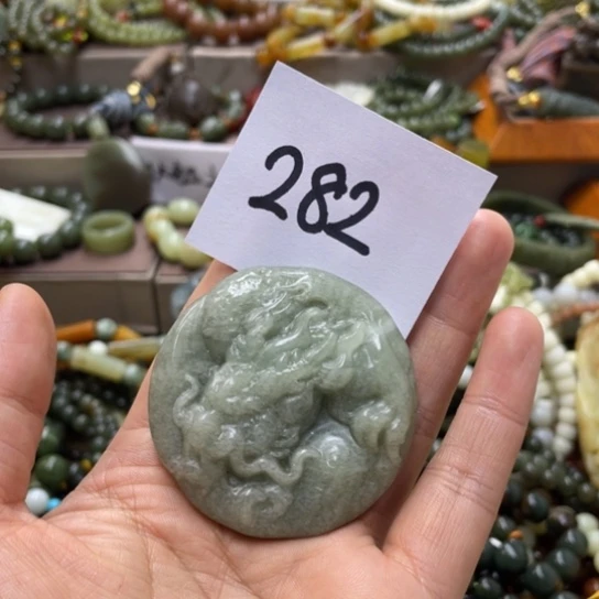 未镶嵌蛇纹石玉手链