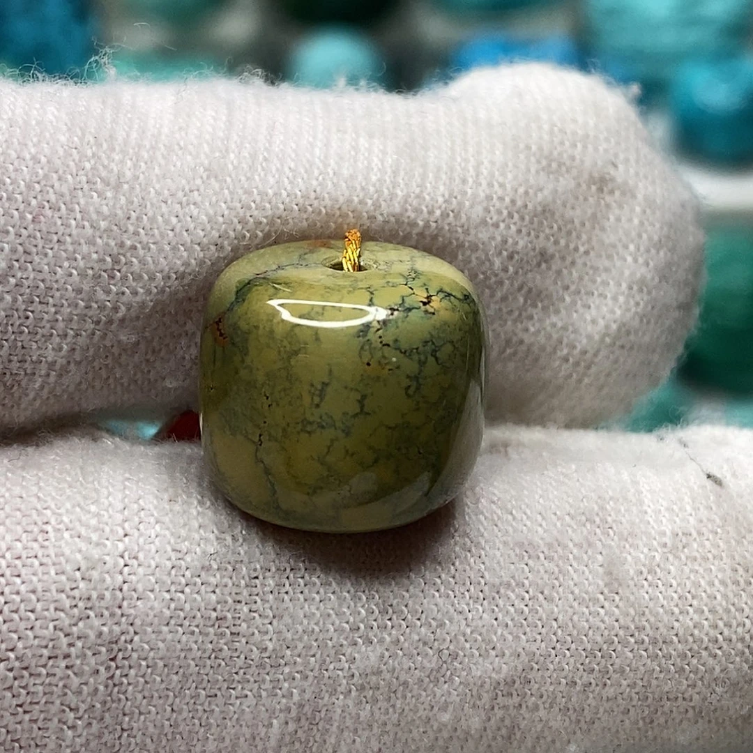 绿松石未镶嵌天然原矿 地大质检