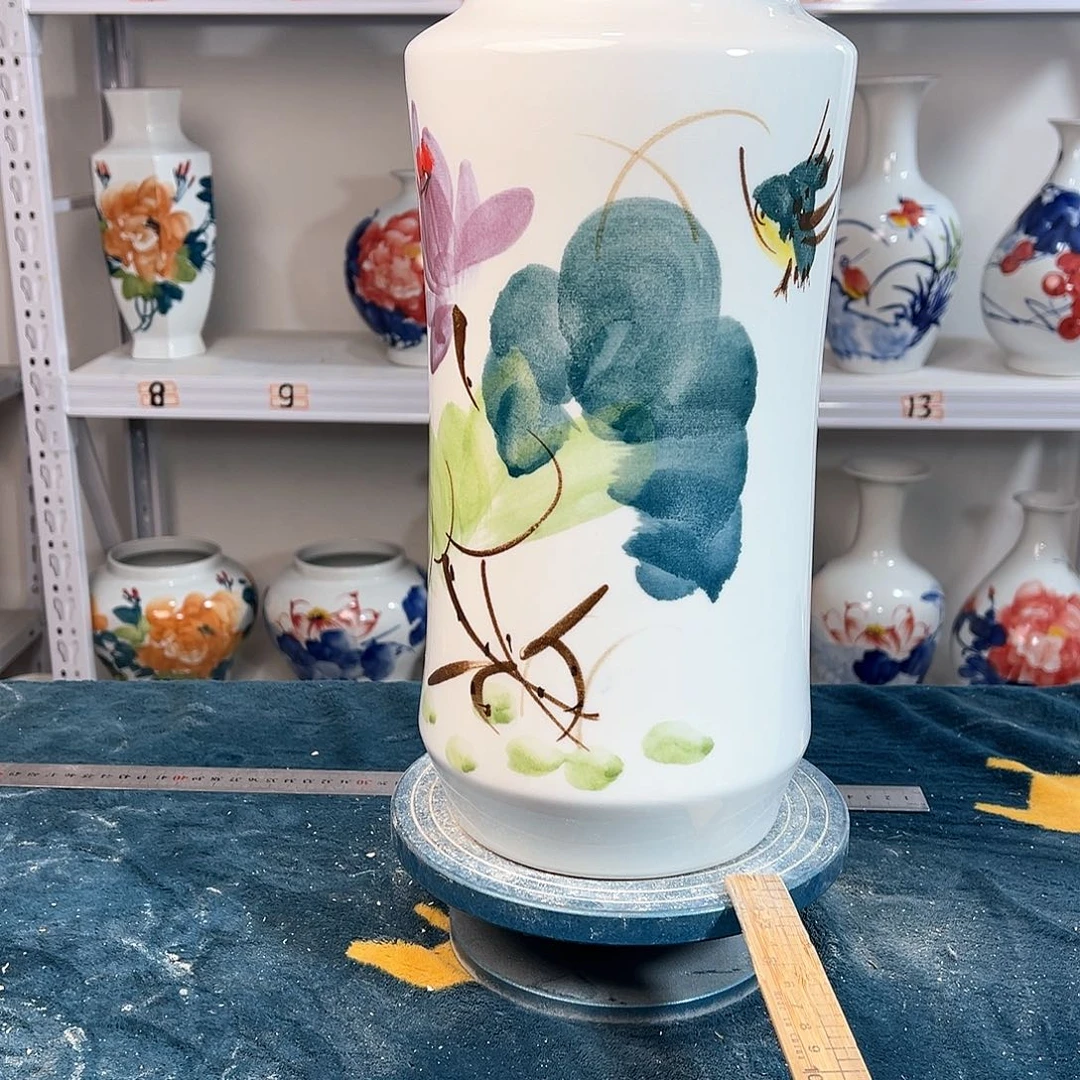 摆件景德镇陶瓷书鸟