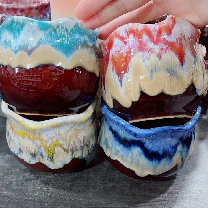 多肉陶瓷花盆满10元包邮