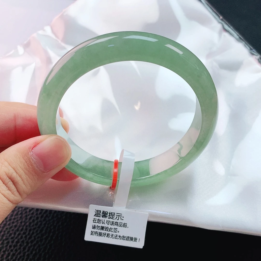 未镶嵌手镯翡翠55圈