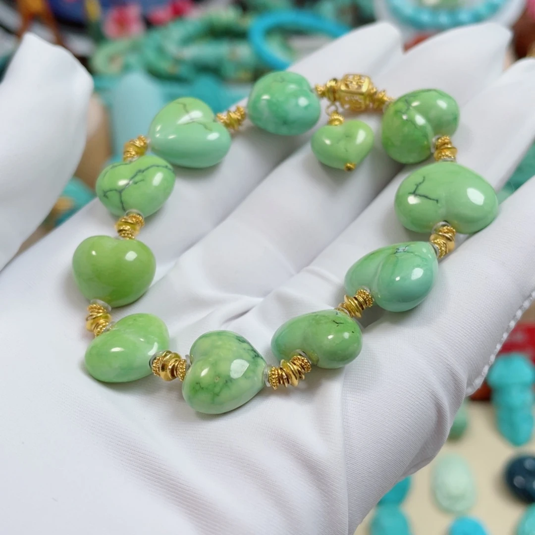 未镶嵌绿松石珠宝奇石