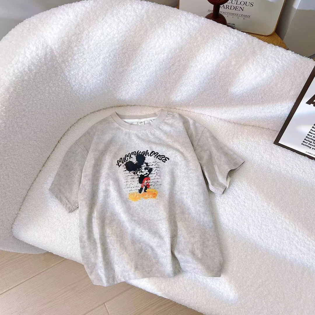 【自营｜线下款！卡通吊染工艺 轻薄精梳棉】儿童夏季短袖 161117