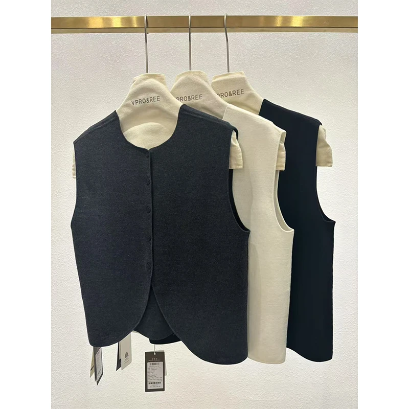 羊毛假四平倒马甲2035