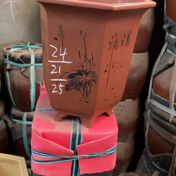 紫砂花盆紫砂花盆