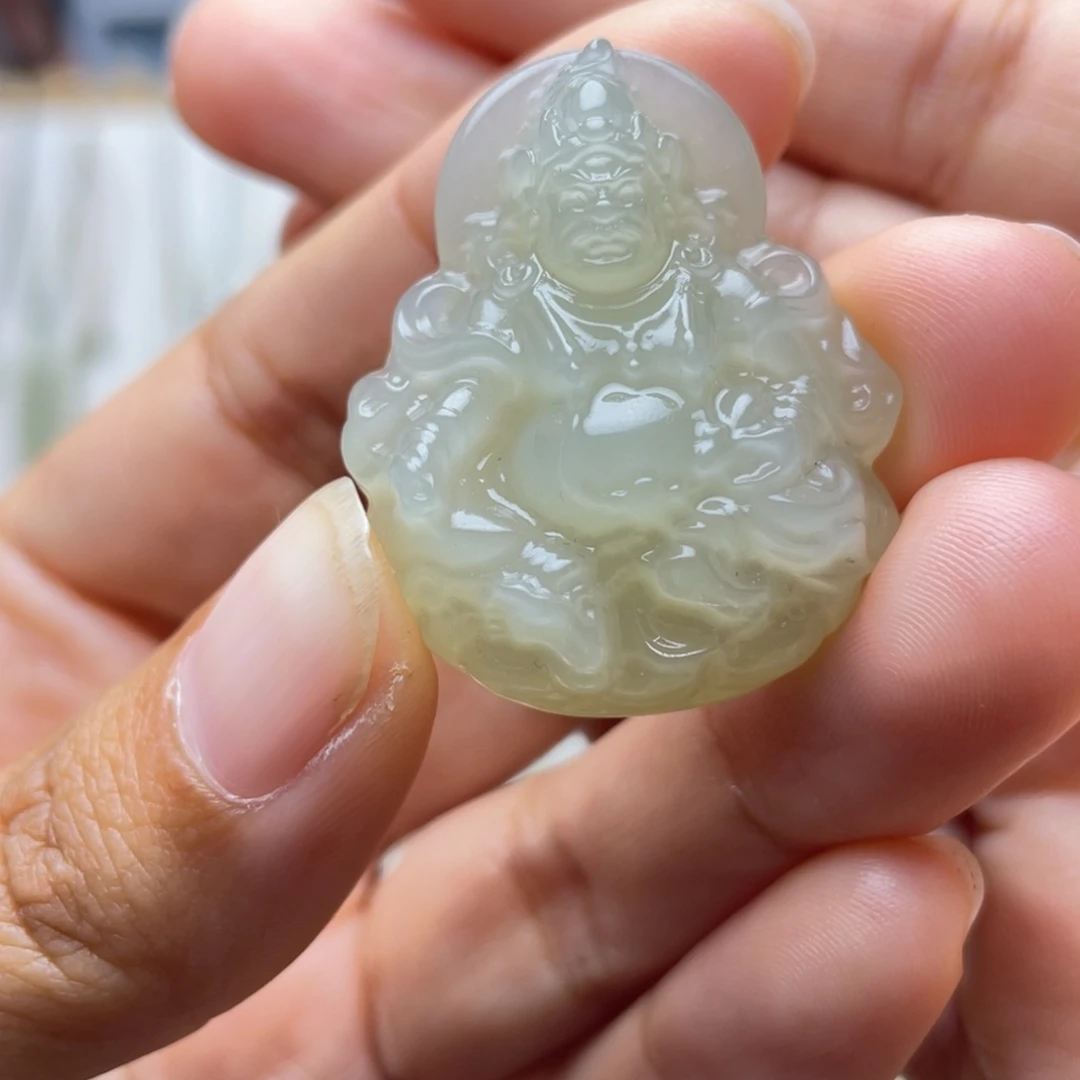 和田玉未镶嵌吊坠(不含链)