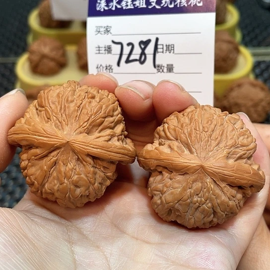 把件文玩核桃44白狮子7281