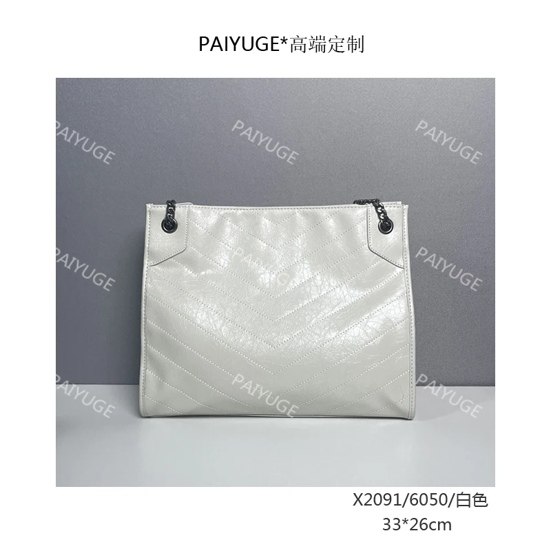 T545/6050/白色 paiyuge高端订制百搭女士手提单肩包1728孤品