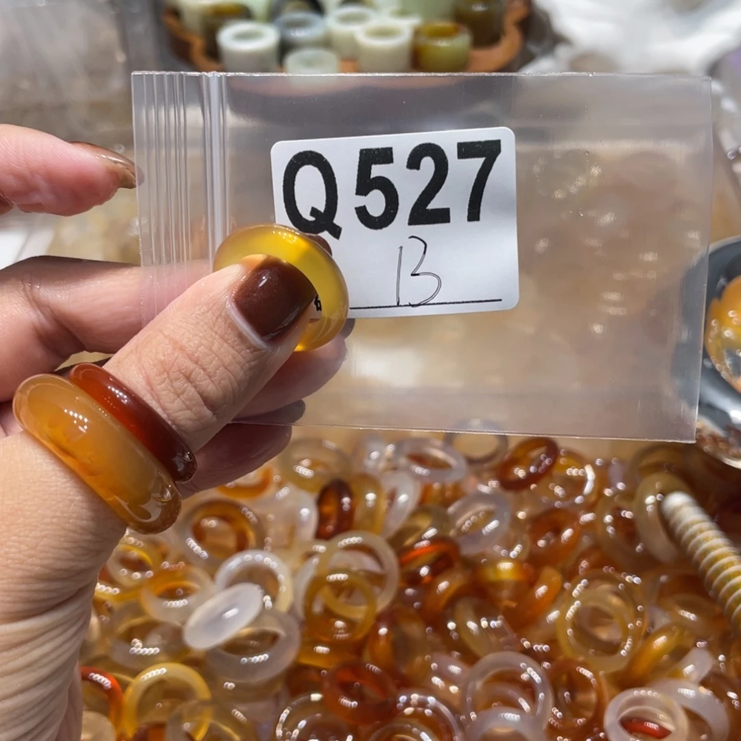 玛瑙/玉髓未镶嵌戒指527