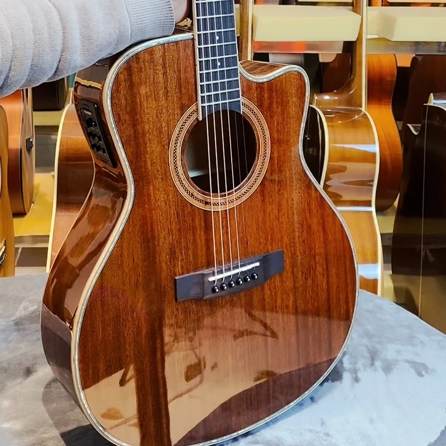 41寸全单GA桶，全桃复古色，原木色带配件