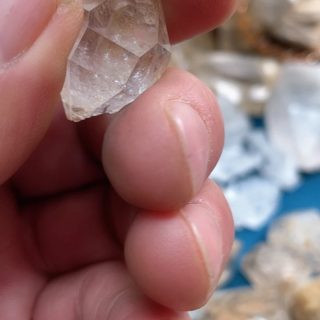 水晶珠宝半成品未镶嵌吱*