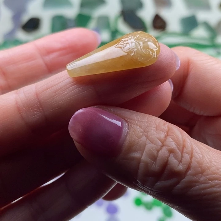 翡翠未镶嵌挂件天然翡翠