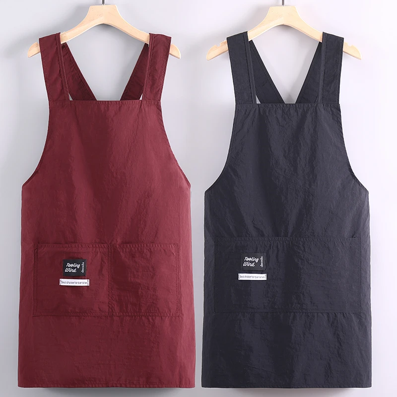 马甲围裙男款爆款2025新款防水防油无袖厨房做饭专用上班用的薄款