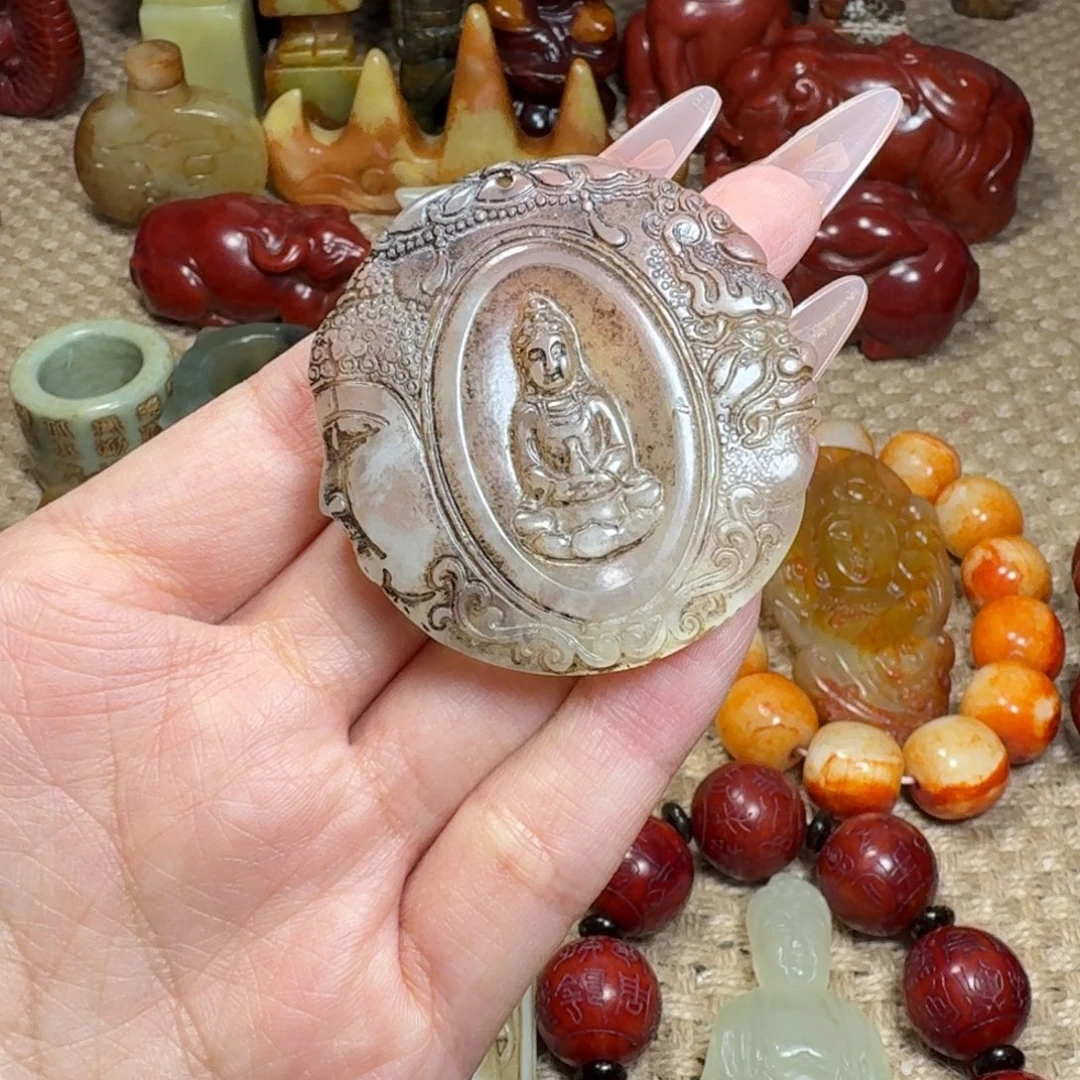 吊坠白玉菩提挂件