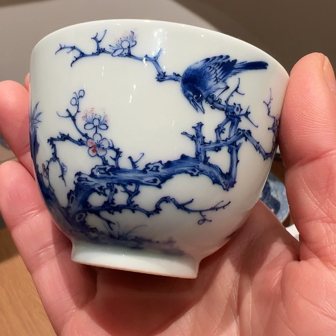 沐月山房原矿青花釉里红