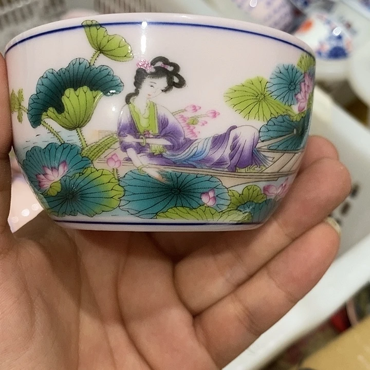 摆件景德镇陶瓷主人杯24667