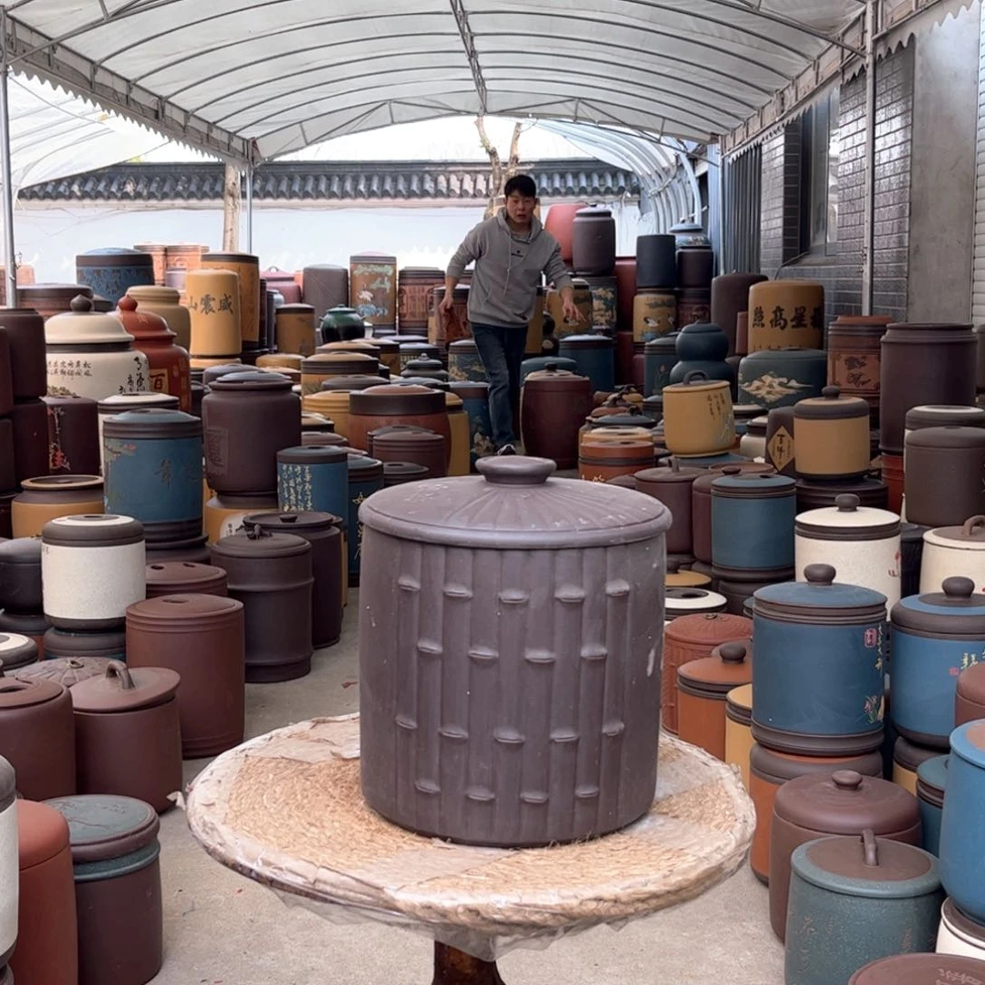 紫砂茶叶罐8 饼茶叶罐