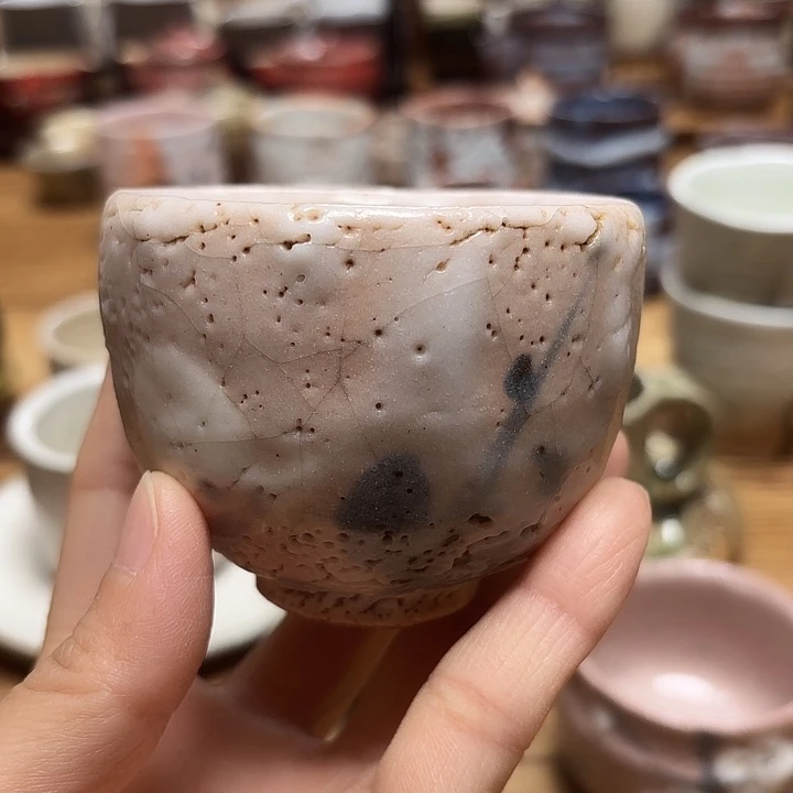 杯林正太郎粉杯子微瑕使用过