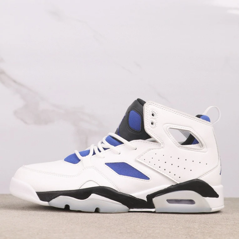 AJ6.5高帮白蓝透气情侣男女休闲运动复古蓝色低帮篮球鞋跑步鞋