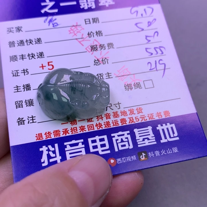 颈饰未镶嵌翡翠容