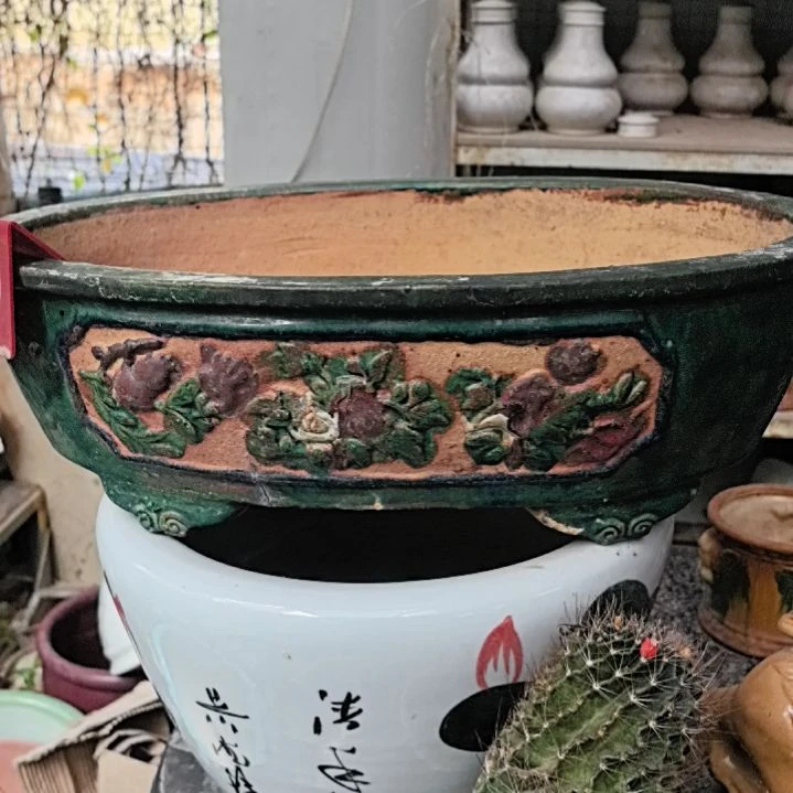 红陶大***太石湾花盆