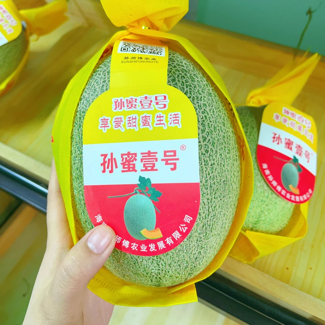 【孙密一号】脆甜网纹瓜 甜瓜1600g一个