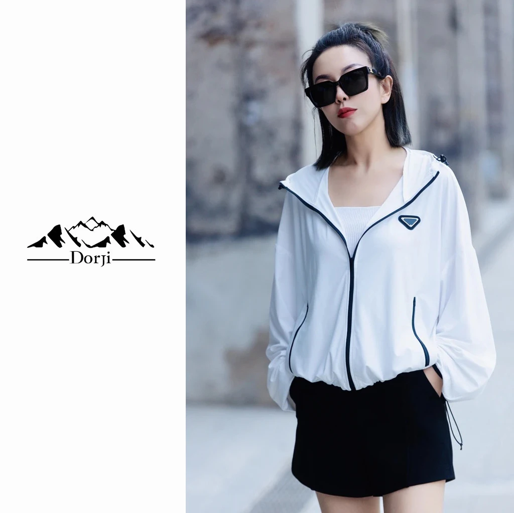 DORJI-多吉-春夏时尚百搭运动户外休闲连帽冰感防晒服dj242wt003