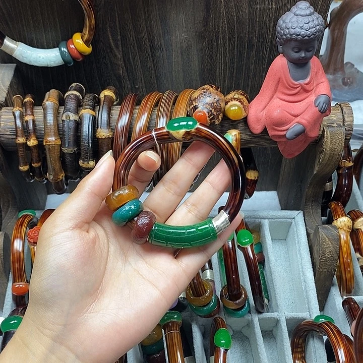 木质非金属阿*。黑藤镯